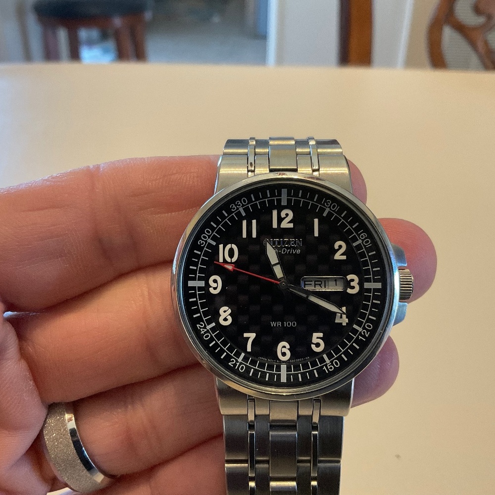 MENS citizen echo drive watch…like new